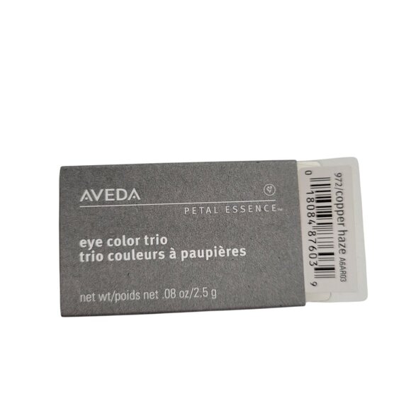 Aveda Petal Essence Eye Shadow Color Trio Copper Haze 972 Preowned